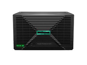 Server HPE ProLiant MicroServer Gen11, MicroTower, Intel Xeon E-2434 (4 C / 8 T, 3.40 GHz - 5.00 GHz, 12 MB cache, 55 W), 32 GB DDR5 ECC, 2 x 4 TB HDD, 4 x LFF, Fara, Alimentator extern 180 W