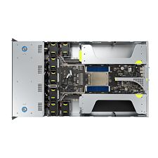 Server ASUS ESC4000A-E11, Rack 2U, fara procesor,  Intel socket 4677  max 280 W, fara memorie, Fara, 8 x LFF, Fara, 2 x 2200 W