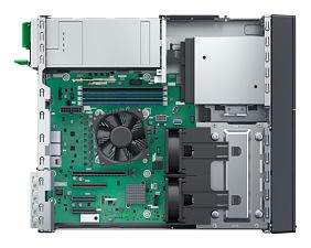 Server Fujitsu Primergy TX1320 M6, MicroTower, Intel Xeon 6369P (8 C / 16 T, 3.30 GHz - 5.70 GHz, 24 MB cache, 95 W), 32 GB DDR5 ECC, 4 x SFF, Fara, 2 x 500 W
