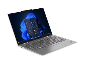 Laptop Lenovo ThinkPad X1 2-in-1 Gen 10 Aura Edition 21Q00068IX, 14 inch 1920 x 1200 pixeli Touchscreen, Intel 255U (12 C / 14 T, 1.3 GHz - 4.8 GHz, 12 MB cache, 15 W), 16 GB LPDDR5x, 512 GB SSD, Intel Intel Graphics, Windows 11 Pro, Tastatura US, Gri