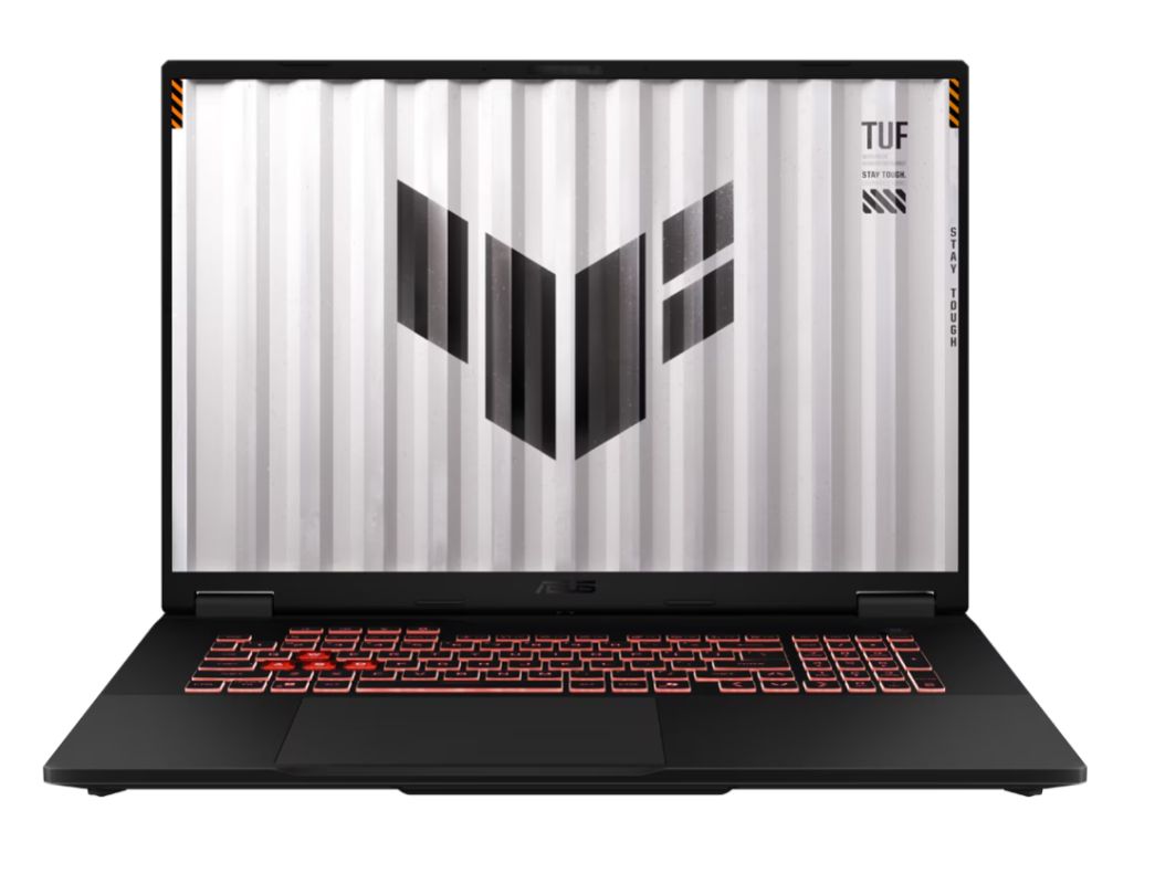 Laptop ASUS TUF A18 FA808UM-S8088, 18 inch 1920 x 1200, AMD Ryzen 7 260 (8 C / 16 T, 3.8 GHz - 5.1 GHz, 8 MB + 16 MB cache), 16 GB DDR5, 1 TB SSD, Nvidia GeForce RTX 5060, Free DOS, Tastatura International, Jaeger Gray