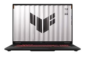 Laptop ASUS TUF A18 FA808UM-S8088, 18 inch 1920 x 1200, AMD Ryzen 7 260 (8 C / 16 T, 3.8 GHz - 5.1 GHz, 8 MB + 16 MB cache), 16 GB DDR5, 1 TB SSD, Nvidia GeForce RTX 5060, Free DOS, Tastatura International, Jaeger Gray