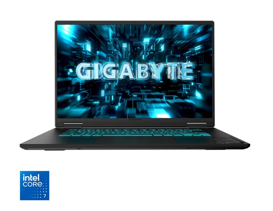 Laptop GIGABYTE A16 Pro DXHG4EECC4SD, 16 inch 2560 x 1600, Intel Core 7 - 240H (10 C / 16 T, 2.5 GHz - 5.2 GHz, 24 MB cache, 28 W), 32 GB LPDDR5X, 1 TB SSD, nVidia GeForce RTX 5070 Ti, Fara sistem de operare, Tastatura English, Negru