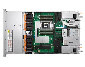 Server DELL PowerEdge R470, Rack 1U, Intel Xeon 6517P (16 C / 32 T, 3.20 GHz - 4.20 GHz, 72 MB cache, 190 W), 32 GB DDR5 ECC, 2 x 480 GB SSD, 8 x SFF, DELL PERC H965i, Fara, 2 x 1100 W