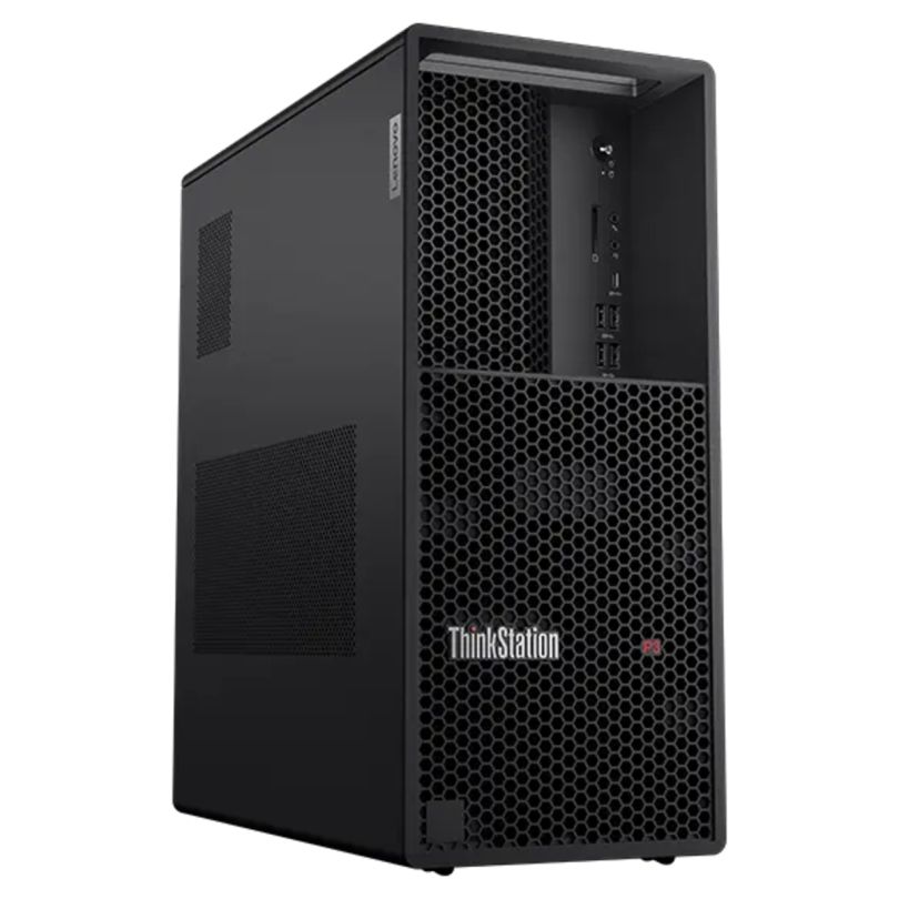 Desktop PC Lenovo ThinkStation P3 Tower G2 Tower, Intel Core Ultra 7 - 265K (20 C / 20 T, 3.9 GHz - 5.5 GHz, 30 MB Intel Smart Cache cache, 125 W), 32 GB DDR5, 1 TB Tip SSD: M.2 2280 PCIe 4.0x4 NVMe, Fara unitate optica, NVIDIA A1000 8 GB, 500 W, Windows 11 Pro