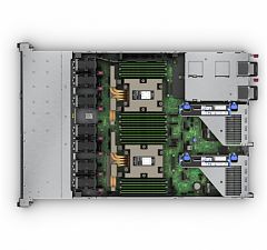 Server HPE ProLiant DL365 Gen11, Rack 1U, AMD EPYC 9224 (24 C / 48 T, 2.50 GHz - 3.70 GHz, 64 MB cache, 200 W), 64 GB DDR5 ECC, 2 x 480 GB SSD, 8 x SFF, HPE MR408i-o Gen11, Fara, 1000 W