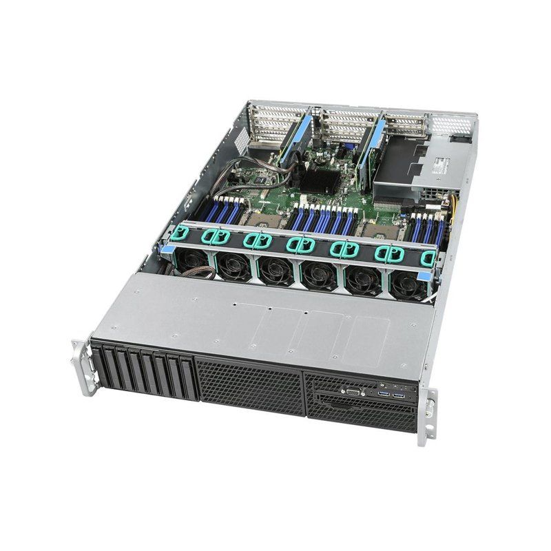 Server Intel Serverbarebone R1208WFTZSR, Rack 2U, fara procesor, 2 x Intel socket 4189  max 185 W, fara memorie, 12 x LFF, Fara, Fara sursa