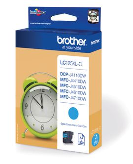 Cartus cerneala Brother LC125XLC ,Albastru ,1200 pagini ,Original (LC125XLC)
