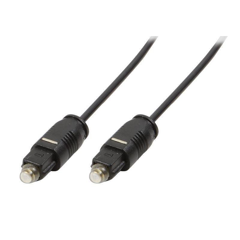 CABLU audio LOGILINK Toslink Optic (T/T)(pt. conexiune optica intre BLU-Ray si echipamentul audio), 5m, black,  CA1010  (include TV 0.06 lei)