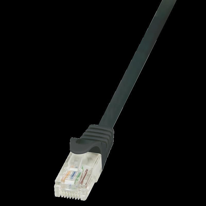 Patch cord Logilink  RJ45, 3 m, negru