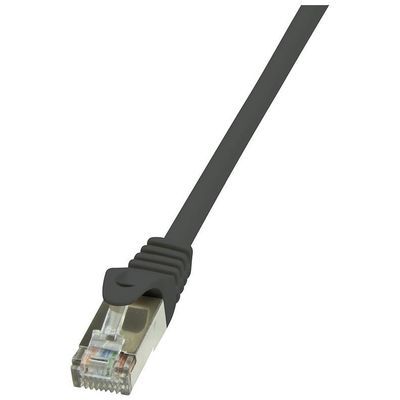 Cablu retea Logilink  RJ45 Cat 5e, 25 cm, negru, AWG26