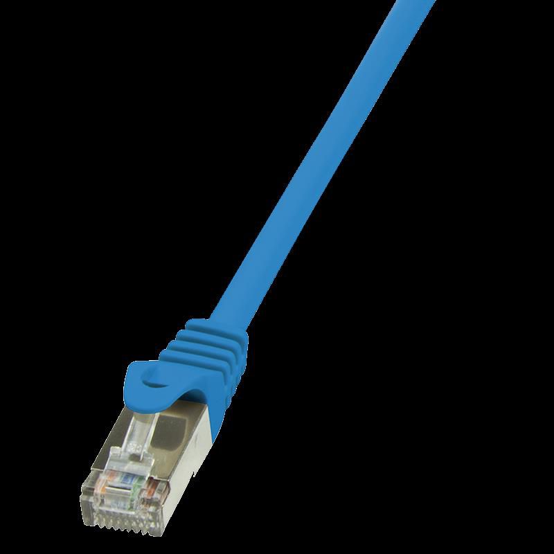 PATCH CORD FTP LOGILINK Cat5e, cupru-aluminiu, 5 m, albastru, AWG26, ecranat  CP1076S  (include TV 0.15 lei)