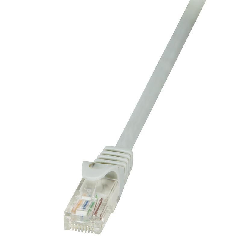 PATCH CORD UTP LOGILINK Cat6, cupru-aluminiu, 1 m, gri, AWG24,  CP2032U  (include TV 0.06 lei)