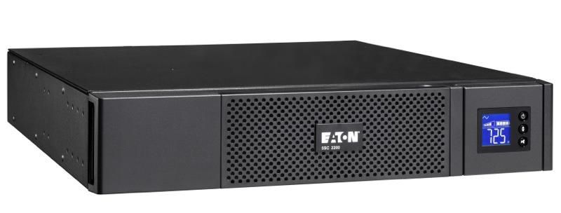 UPS Eaton 5SC1500IR, 1500 VA, 1050 W, cu management, line-interactive, 8x C13, 1x C14, 1x USB, 12V 9Ah Maintenance-free lead-acid, LCD, Rack 2U, Negru
