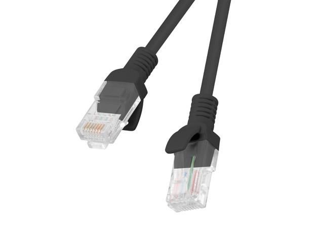 Patch cord Lanberg  RJ45, 2 m, negru