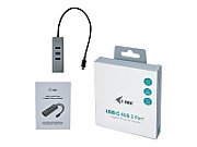 ITEC C31METALG3HUB i-tec USB C Metal 3 port HUB Gigabit Ethernet 1x USB C to RJ-45 3x USB 3.0 LED