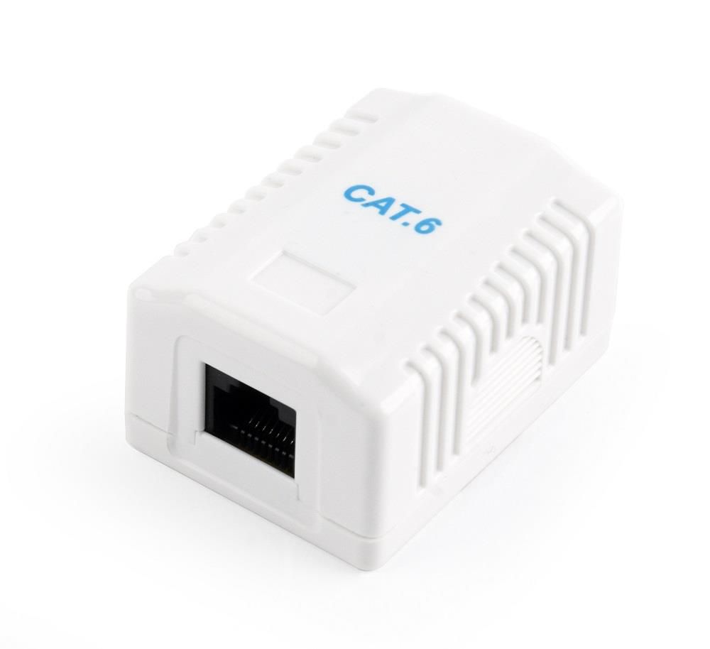 GEMBIRD NCAC-1U6-01 CAT6 UTP single port surface mount box