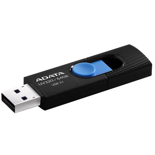 ADATA AUV320-64G-RBKBL Adata Flash Drive UV320. 64GB. USB 3.0. Black and Blue
