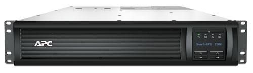 UPS APC SMT2200RMI2UNC, 2200 VA, 1980 W, cu management, line-interactive, 8x C13, 2x C19, 1x USB, Baterie cu plăci de plumb şi acid, LCD, Rack 2U, Gri