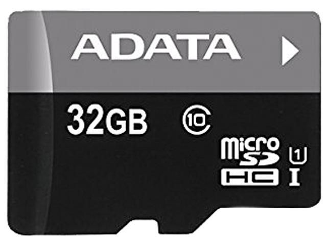 ADATA AUSDH32GUICL10A1-RA1 ADATA Premier 32GB MicroSDHC UHS-I Class 10 with Adapter Up To 85MB/s