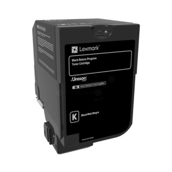 Cartus toner Lexmark 74C2HKE ,Negru ,20 000 pagini ,Original (74C2HKE)
