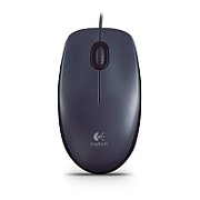 Logitech USB Mouse M90 grau