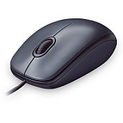 Logitech USB Mouse M90 grau