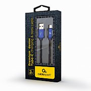 CABLU alimentare si date GEMBIRD, pt. smartphone, USB 3.0 (T) la USB 3.1 Type-C (T), 3m, alb,  CCP-USB3-AMCM-W-10  (include TV 0.15 lei)