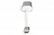 DIGITUS USB3.0 Typ C VGA grafic adaptor Alu case 20cm cable chipset VL100+IT6513 white