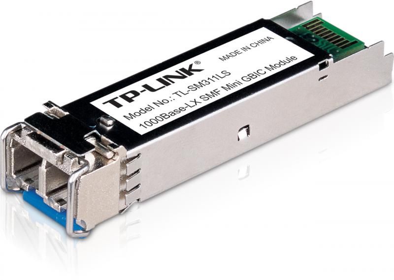 TP-LINK Gigabit SFP module Single-mode MiniGBIC LC interface Up to 10km distance