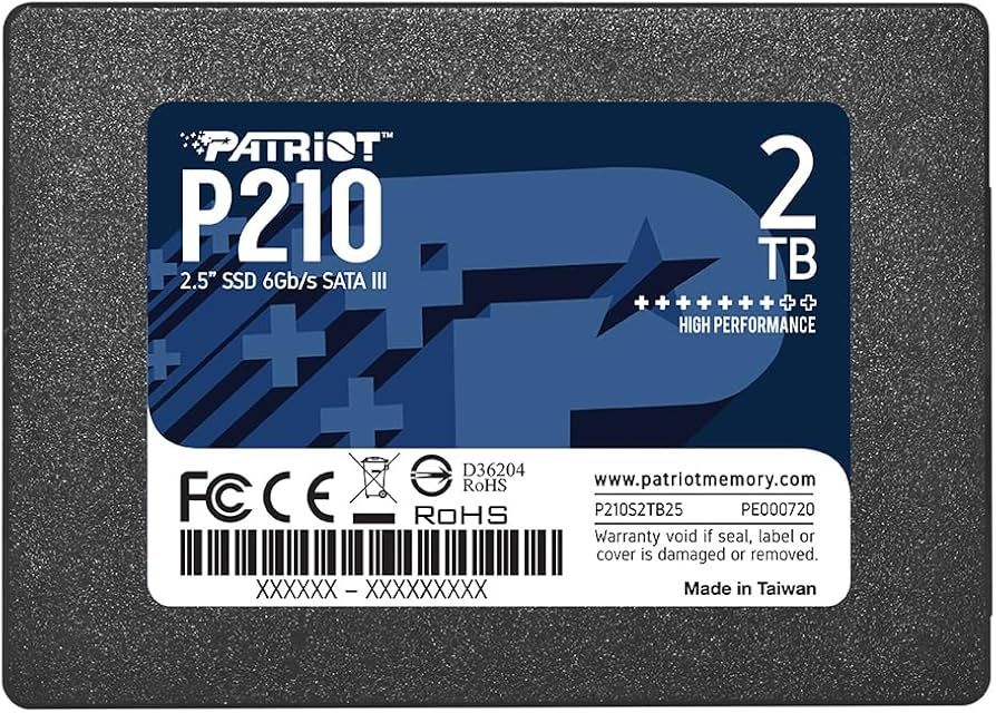SSD PATRIOT P210 2 TB SATA3 2.5 inch