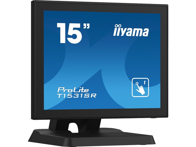 iiyama ProLite T1531SR-B5 monitoare LCD 38,1 cm (15 ) 1024 x 768 Pixel LED Ecran tactil Negru