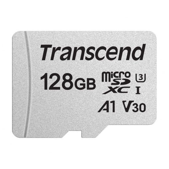 300S, 128 GB, microSDXC, TLC NAND, UHS-I U3, Class 10, V30, A1, 95/45 MB/s, 2.7-3.6V, 11x15x1 mm