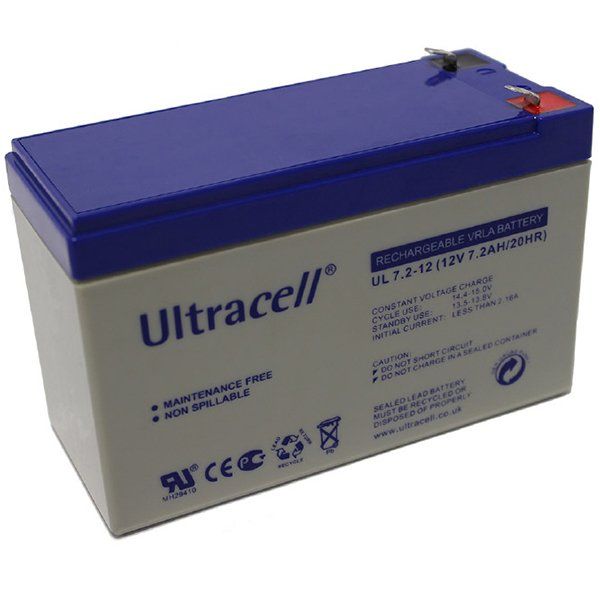 ACUMULATOR UPS ULTRACELL 12V 7.2AH  UL7.2-12  (include TV 0.5 lei)