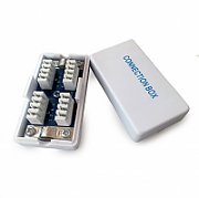 MUFA RJ-45 GEMBIRD pt. cablu FTP, SFTP, Cat5e, RJ-45 (T), ecranat, plastic cu metal, 100 buc,  PLUG5SP/100