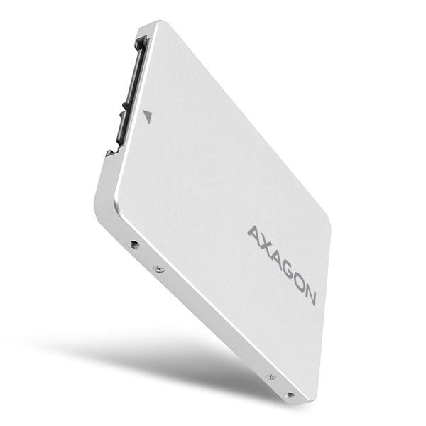Adaptor RSS-M2SD, SATA - M.2 SSD SATA, Suport SSD pana la 80 mm, Aluminiu