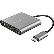 HMC-5G2, 2x USB-A + 2x USB-C + HDMI, USB-C 3.2 Gen 2 10Gbps, PowerDelivery 60W, Cablu USB-C 13 cm