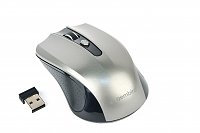 MOUSE GEMBIRD, PC sau NB, wireless, 2.4GHz, optic, 1600 dpi, butoane/scroll 4/1, , negru / gri,  MUSW-4B-04-BG  (include TV 0.15 lei)