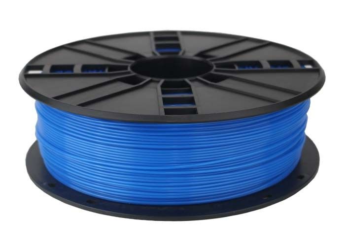FILAMENT GEMBIRD pt. imprimanta 3d, PLA, 1.75mm diamentru, 1Kg / bobina, aprox. 330m, topire 190-220 grC, fluorescent blue,  3DP-PLA1.75-01-FB