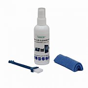 KIT curatare LCD 3-in-1 Spacer, solutie curatare 100ml, pensula, servetel microfibre,  SP-CL-01