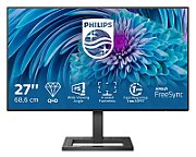Monitor 27 inch WLED Philips 275E2FAE 2560 x 1440 pixeli, 75 Hz, 4 ms, Negru