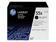 Cartus toner HP CE255XD ,Negru ,2x12500 pagini ,Original (55x)