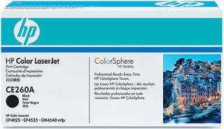 Cartus toner HP CE260A ,Negru ,8500 Pagini ,Original (CE260A)