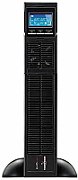UPS TecnoWare FGCEDP3602RTIEC, 3600VA, 3240 W, on-line, 8x C13, 1x C19, 1x USB, Lead-acid, 21 – 30 min., LCD, Tower/Rack 2U, Negru