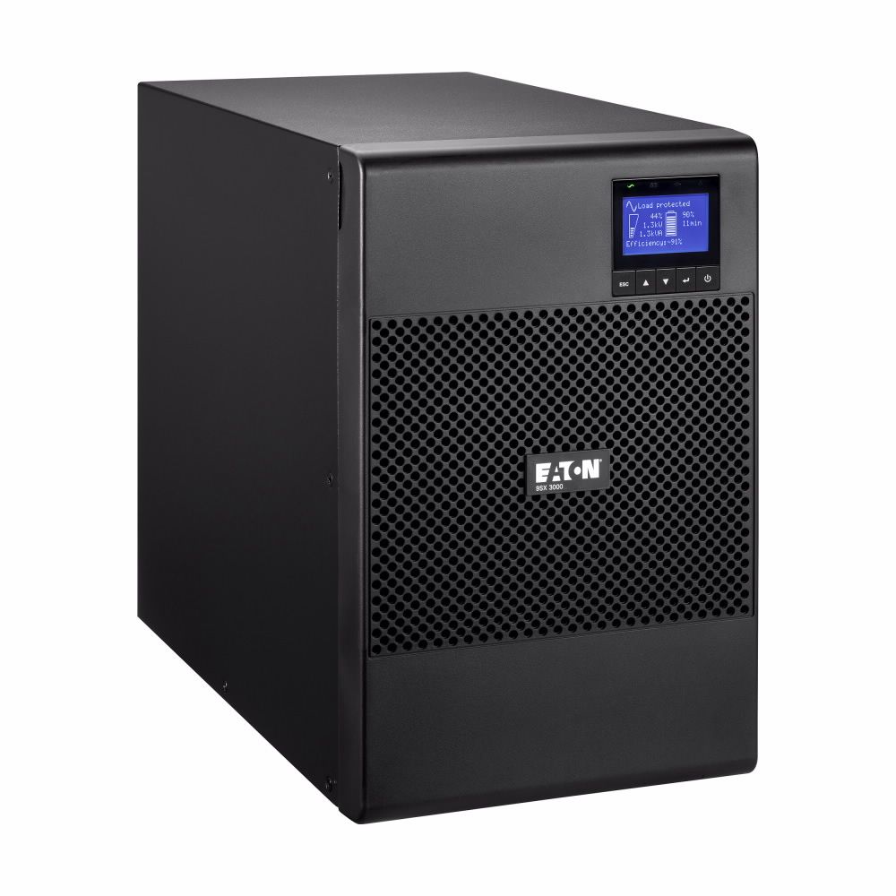 UPS Eaton 9SX3000I, 3000 VA, 2700 W, cu management, line-interactive, 8x C13, 1x C19, 1x USB, 12V/9Ah Sealed Lead-acid, LCD, Tower, Negru