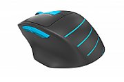 MOUSE A4tech, gaming, wireless, 2.4GHz, optic, 2000 dpi, butoane/scroll 6/1, buton selectare viteza, negru / albastru,  FG30 Blue  (include TV 0.15 lei)