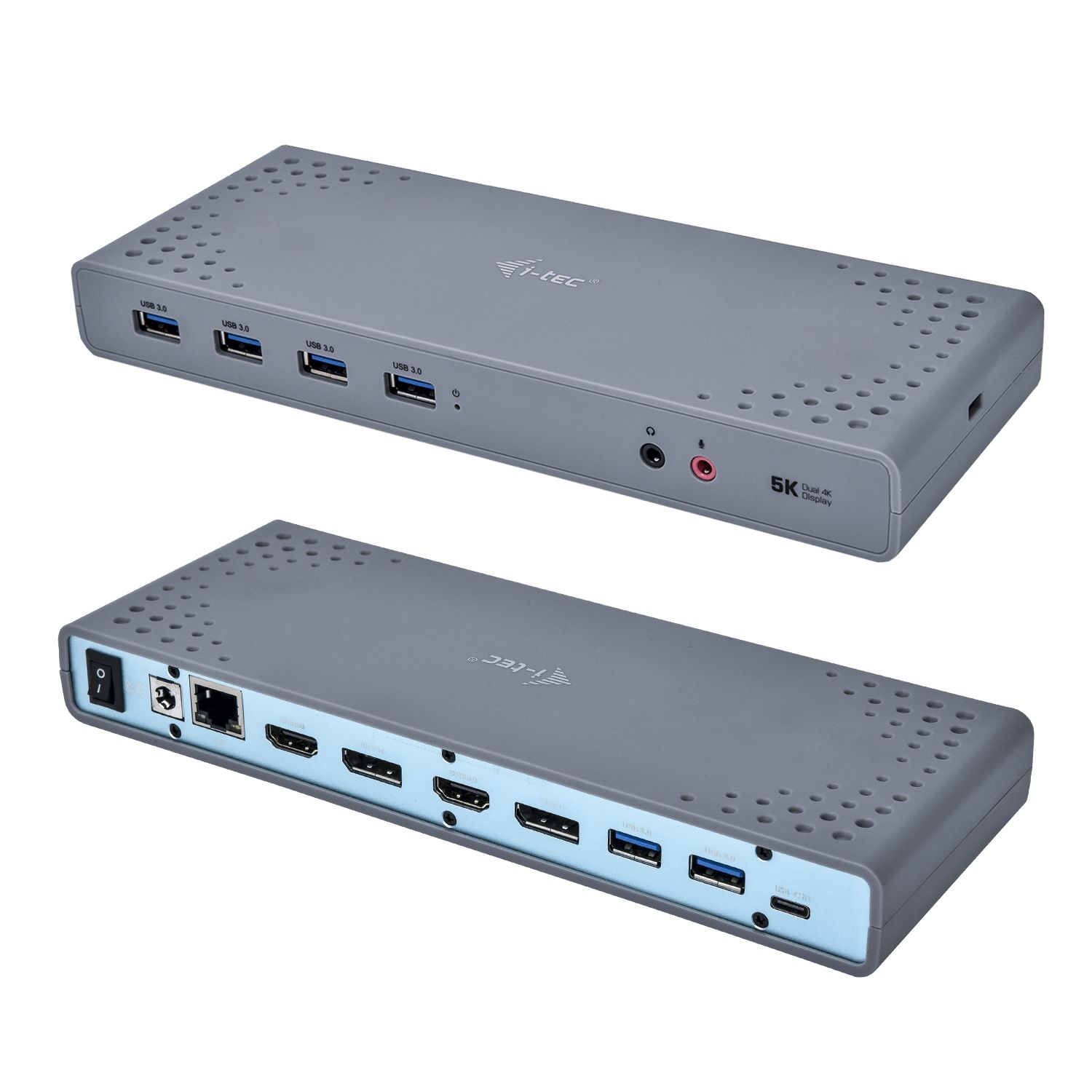 ITEC CADUAL4KDOCK i-tec USB 3.0/USB-C 5K StaÈ›ie de Andocare universal Dual Display 2x HDMI 2x DP