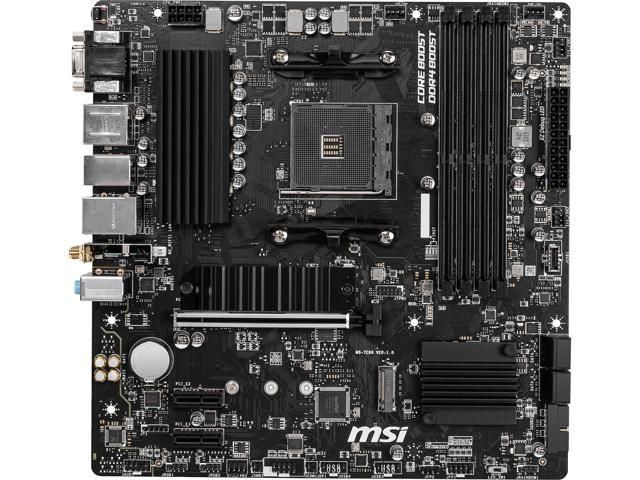 Placa de baza MSI B550M PRO-VDH, socket AM4, 4x DDR4 UDIMM, 4x SATA, 2x NVMe, 12x USB-A, 1x USB-C, mATX