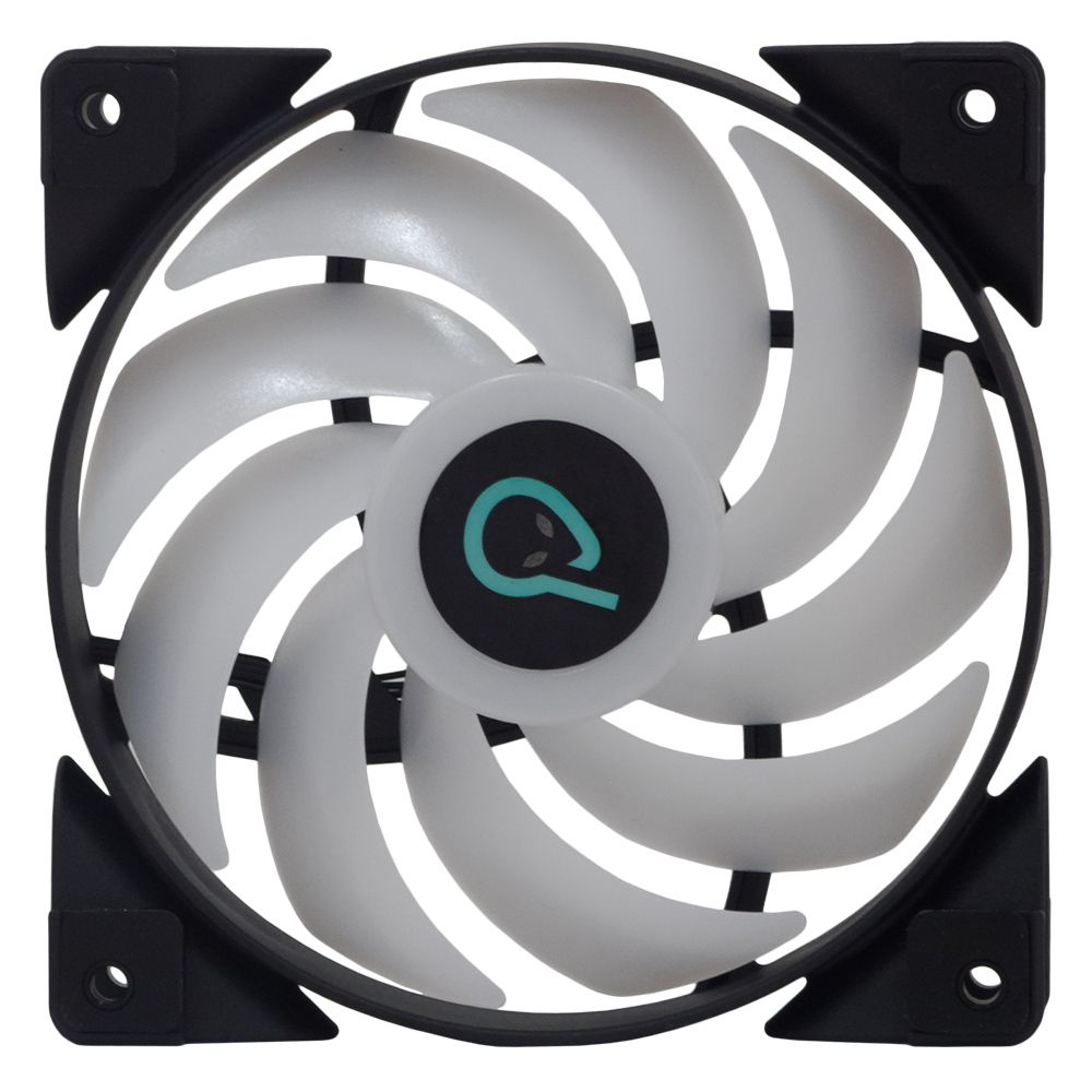 VENTILATOR SPACER PC 120x120x25 mm, Hydraulic Bearing, 45CFM, conector 3-pin, no LED,  black  SPFC-120-3P