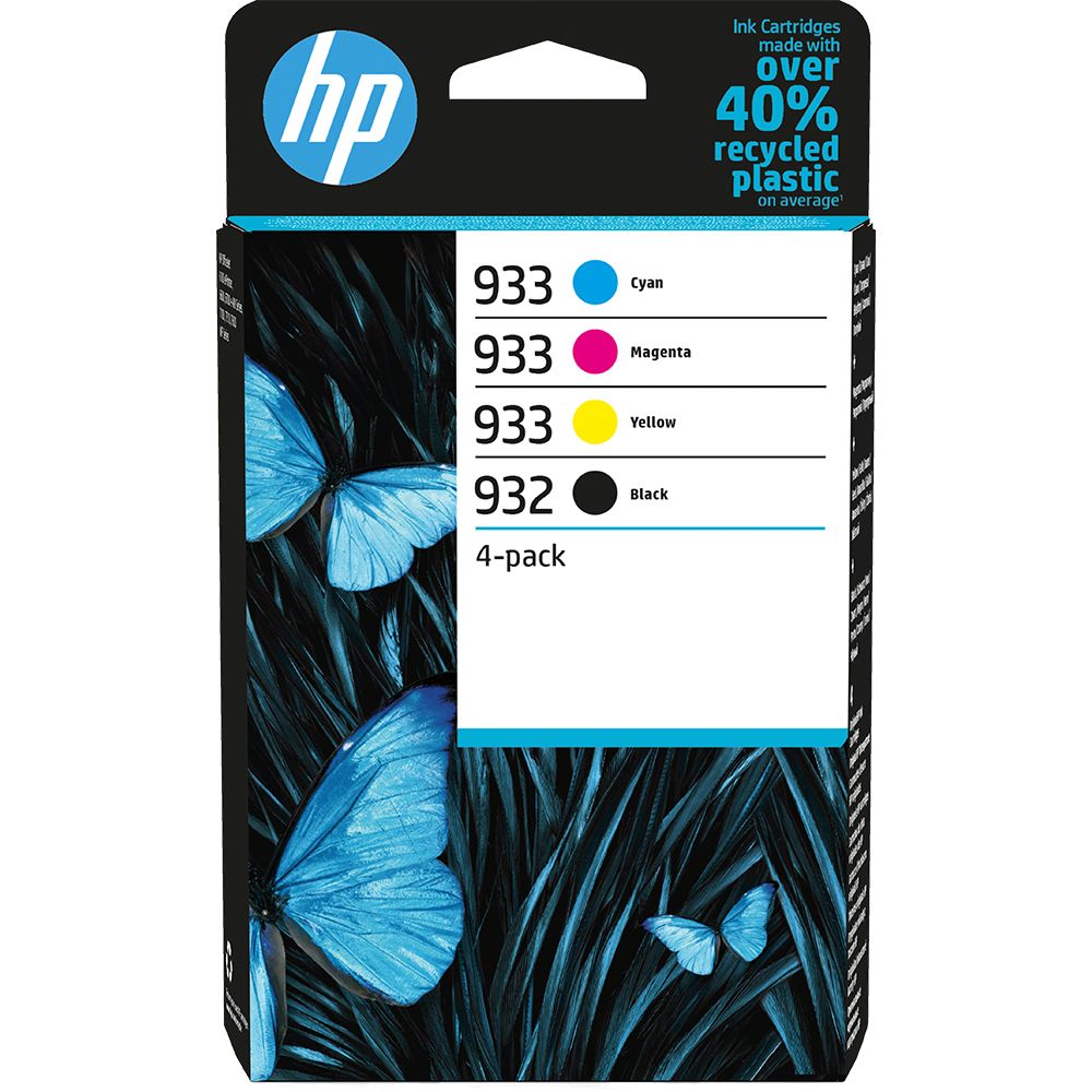 Cartus cerneala HP 6ZC71AE ,Black/tri-color ,1x400 pagini+3x350 pagini ,Original (932+933)